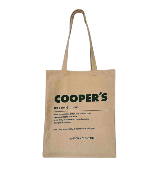 Heavyweight multifunctional bag that can be used for carrying everything from groceries to wine.